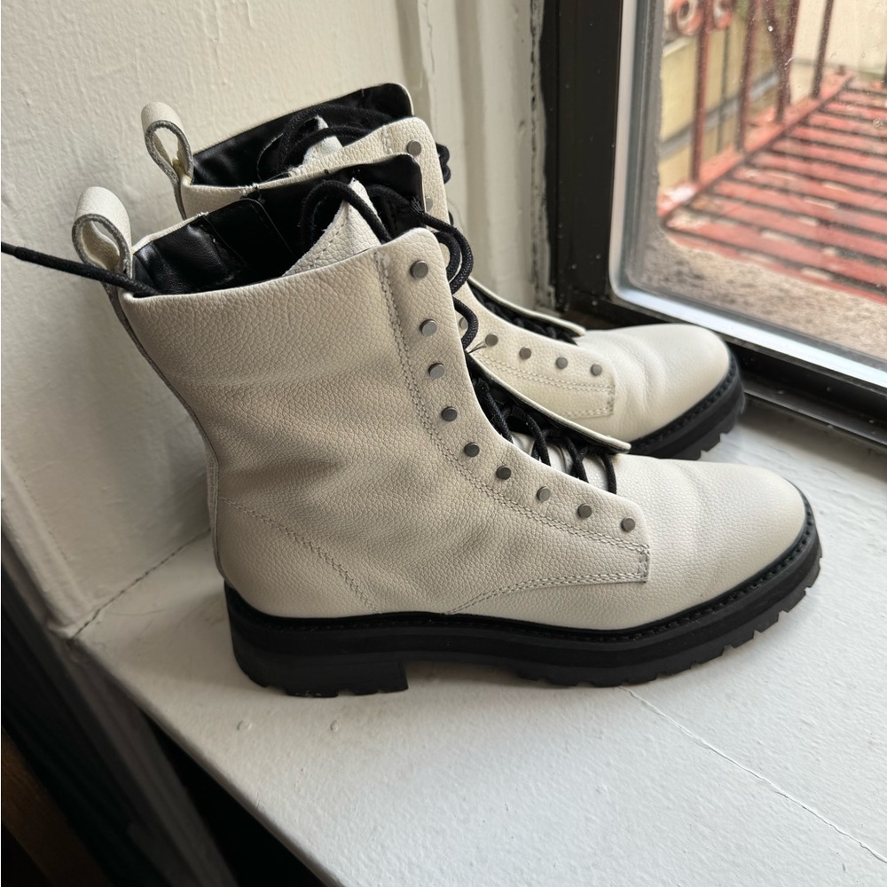 White leather Dolce Vita Boots